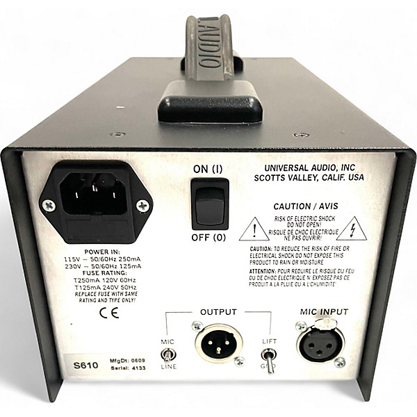 Used Universal Audio Solo 610 Microphone Preamp