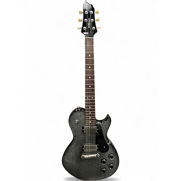 Used 2023 C.p. Thornton Contoured Legend Black and Silver Sparkle Solid Body Electric Guitar