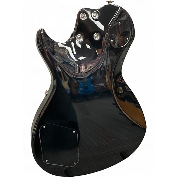 Used 2023 C.p. Thornton Contoured Legend Black and Silver Sparkle Solid Body Electric Guitar