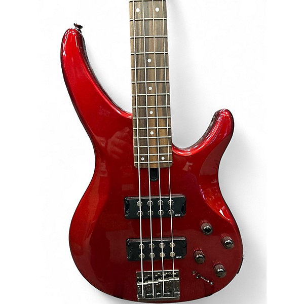 Used Yamaha TRBX304 Candy Apple Red Electric Bass Guitar