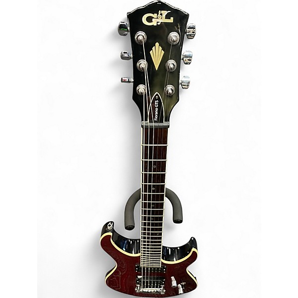 Used G&L TRIBUTE SERIES FIORANO GTS Maroon Solid Body Electric Guitar