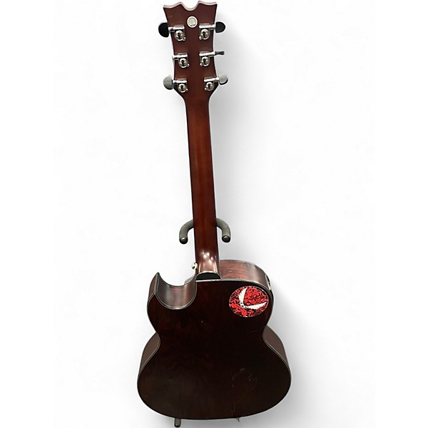 Used Dean Exhibition Quilt Ash Tiger Eye Acoustic Electric Guitar