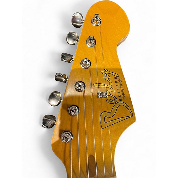 Used Burly S-HSS OLIVE GREEN Solid Body Electric Guitar