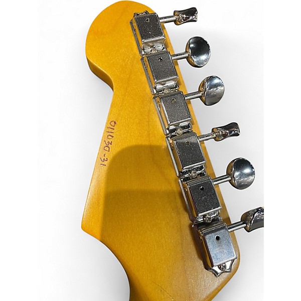 Used Burly S-HSS OLIVE GREEN Solid Body Electric Guitar