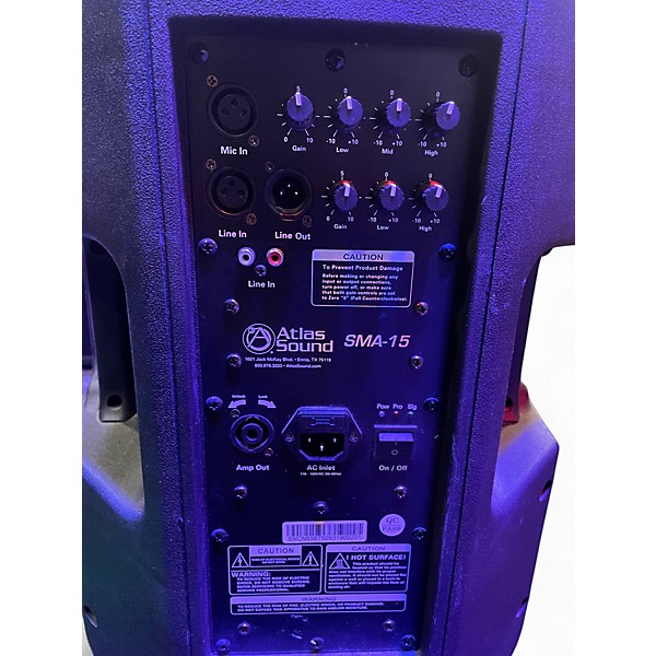 Used Atlas Sound SMA-15 Powered Speaker