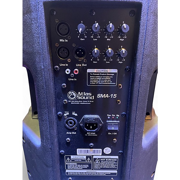 Used Atlas Sound SMA-15 Powered Speaker
