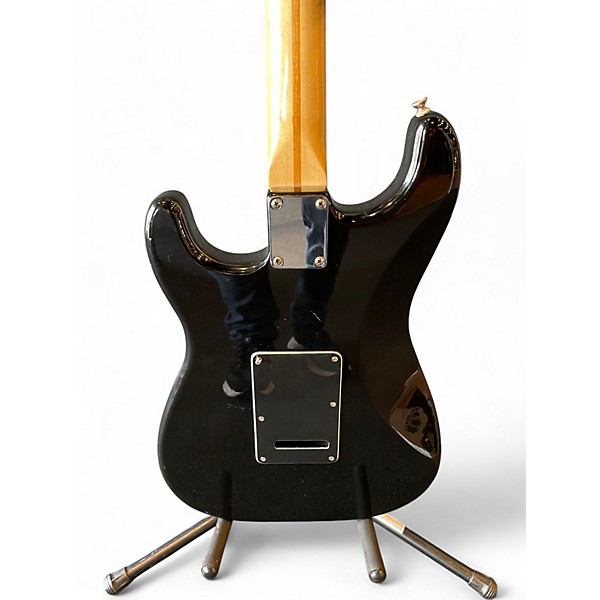 Used Fender Standard Stratocaster BLACK Solid Body Electric Guitar