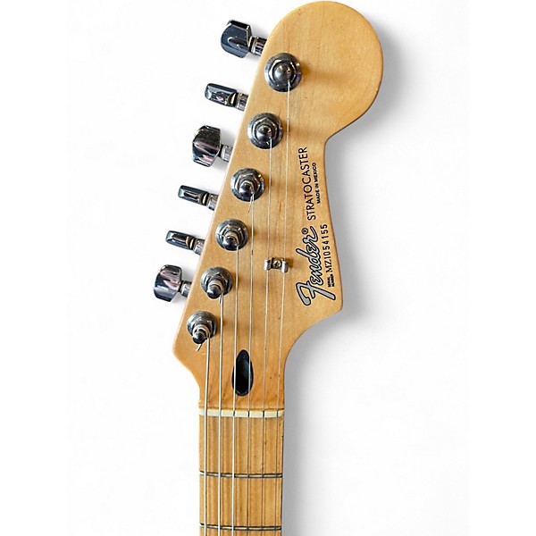 Used Fender Standard Stratocaster BLACK Solid Body Electric Guitar