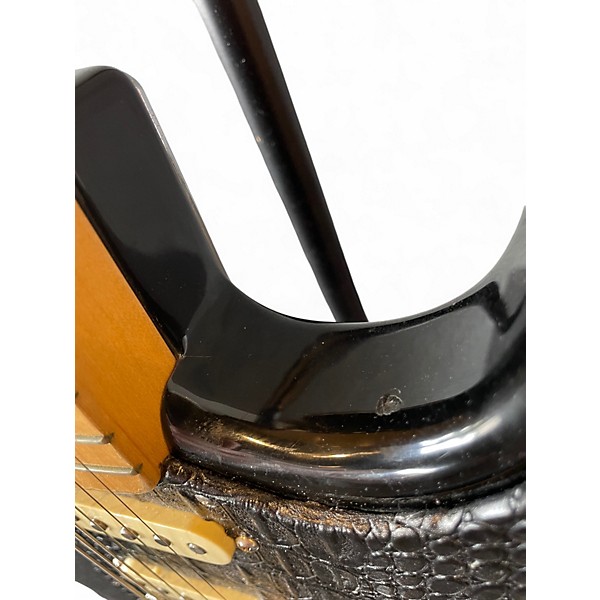 Used Fender Standard Stratocaster BLACK Solid Body Electric Guitar