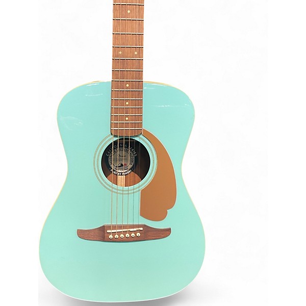 Used Fender Malibu Player AQS WN Blue Acoustic Guitar Blue