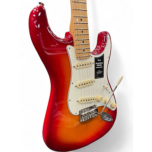 Used Fender Player Stratocaster Cherry Sunburst Solid Body