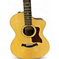 Used Taylor 214CE Deluxe Natural Acoustic Electric Guitar