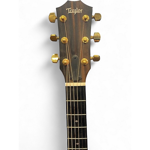 Used Taylor 214CE Deluxe Natural Acoustic Electric Guitar