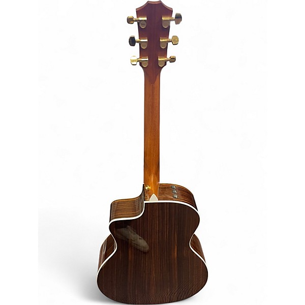 Used Taylor 214CE Deluxe Natural Acoustic Electric Guitar