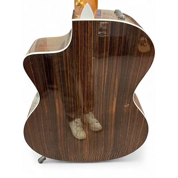 Used Taylor 214CE Deluxe Natural Acoustic Electric Guitar