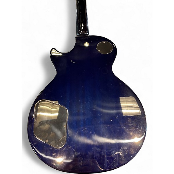 Used Gibson Les Paul Classic Blue Solid Body Electric Guitar