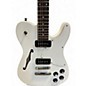 Used Fender JA90 Jim Adkins Thinline Telecaster WHITE Hollow Body Electric Guitar