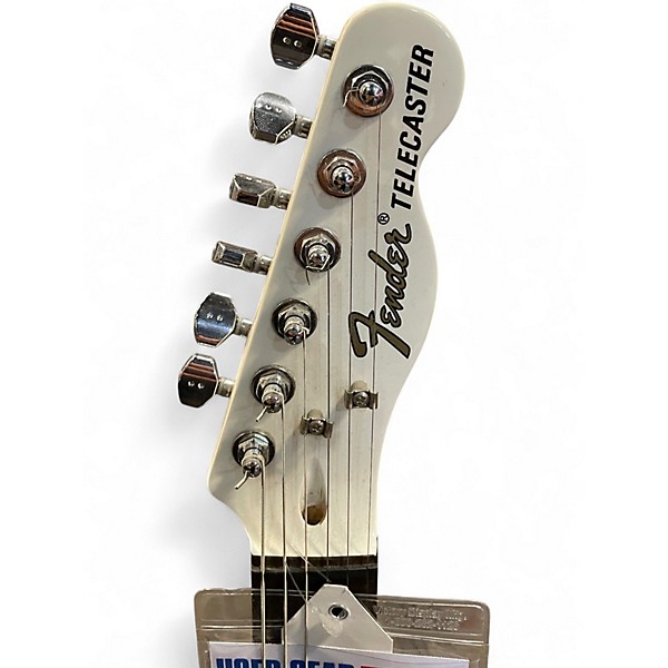 Used Fender JA90 Jim Adkins Thinline Telecaster WHITE Hollow Body Electric Guitar
