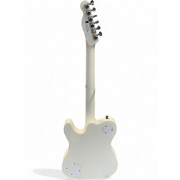 Used Fender JA90 Jim Adkins Thinline Telecaster WHITE Hollow Body Electric Guitar
