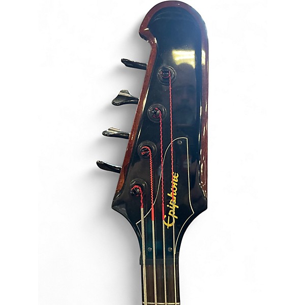 Used Epiphone Thunderbird IV Vintage Sunburst Electric Bass Guitar