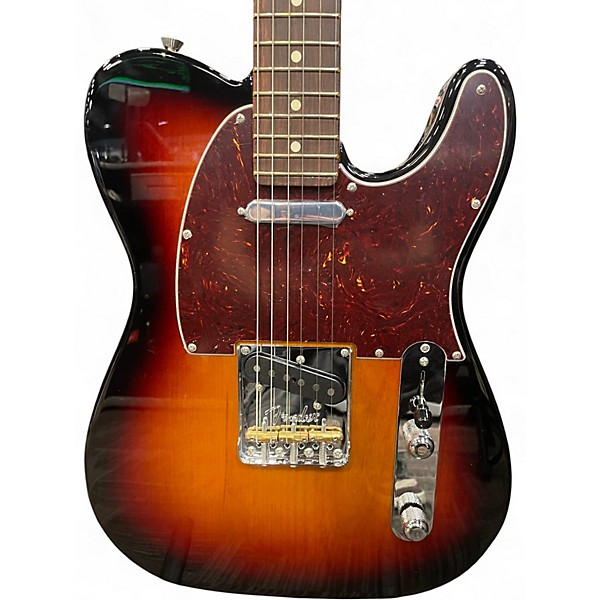 Used Fender American Professional II Telecaster 3 Color Sunburst Solid Body Electric Guitar