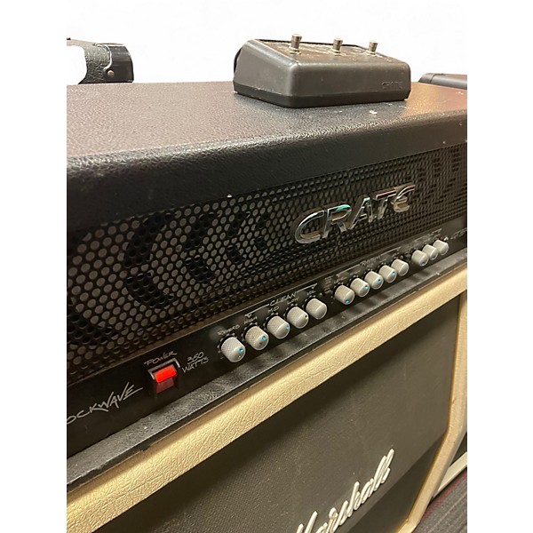 Used Crate GT3500H SHOCKWAVE GUITAR AMPLIFIER HEAD Solid State Guitar Amp Head