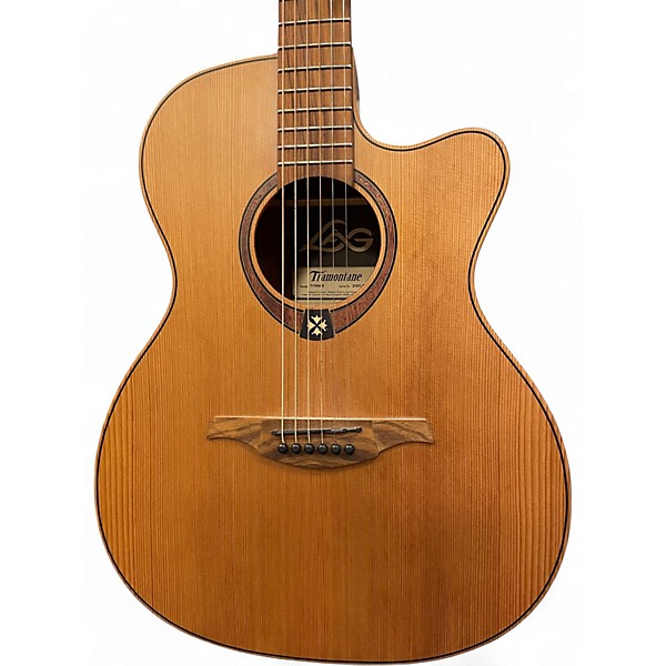 Used Lag Guitars T170ACE Natural Acoustic Electric Guitar