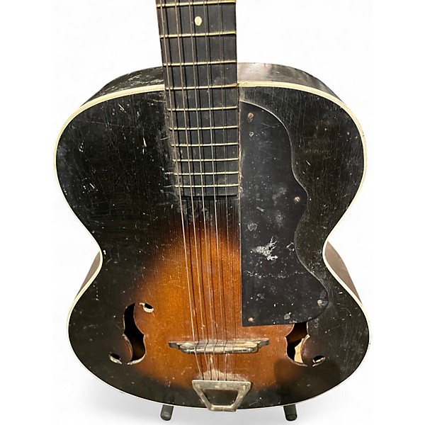 Vintage 1930s Kay ACOUSTIC GUITAR 2 Color Sunburst Acoustic Guitar