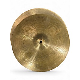 Used Zildjian 14in HOLLOW LOGO Rock Hi Hats Pair Cymbal