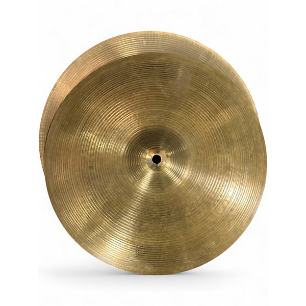 Used Zildjian 14in HOLLOW LOGO Rock Hi Hats Pair Cymbal
