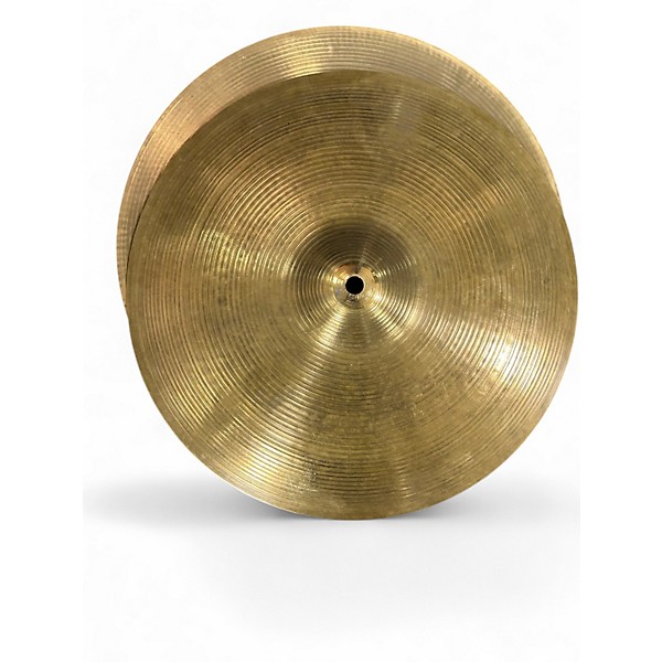 Used Zildjian 14in HOLLOW LOGO Rock Hi Hats Pair Cymbal