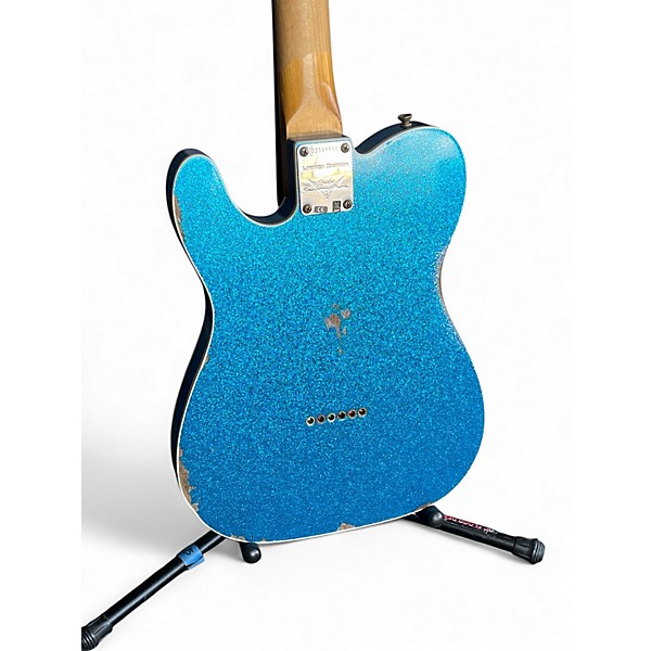 Used Fender 61 TELECASTER CUSTOM SHOP RELIC BLUE SPARKLE Solid Body Electric Guitar