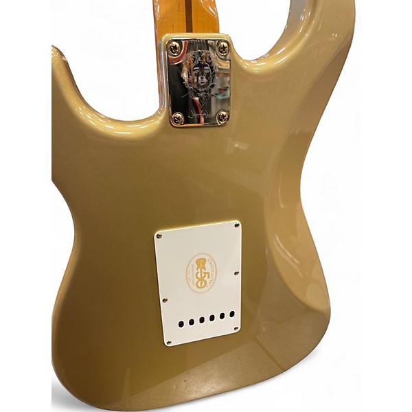 Used Fender American 50s Stratocaster Aztec Gold Solid Body Electric Guitar