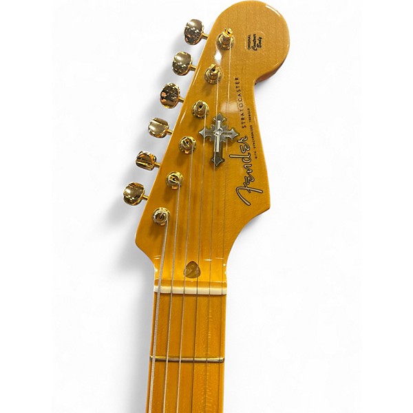 Used Fender American 50s Stratocaster Aztec Gold Solid Body Electric Guitar