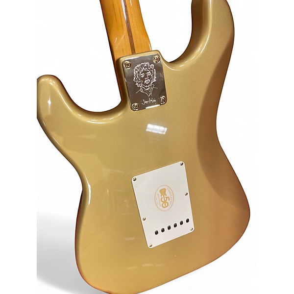 Used Fender American 50s Stratocaster Aztec Gold Solid Body Electric Guitar