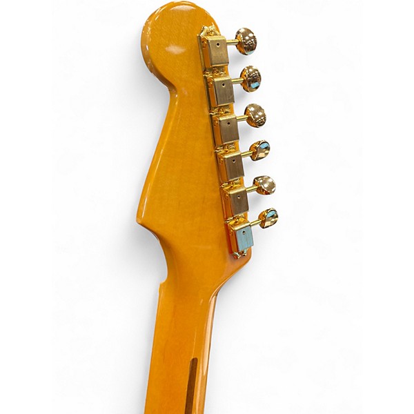 Used Fender American 50s Stratocaster Aztec Gold Solid Body Electric Guitar