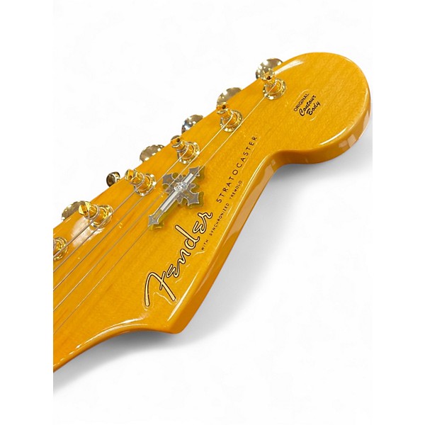 Used Fender American 50s Stratocaster Aztec Gold Solid Body Electric Guitar