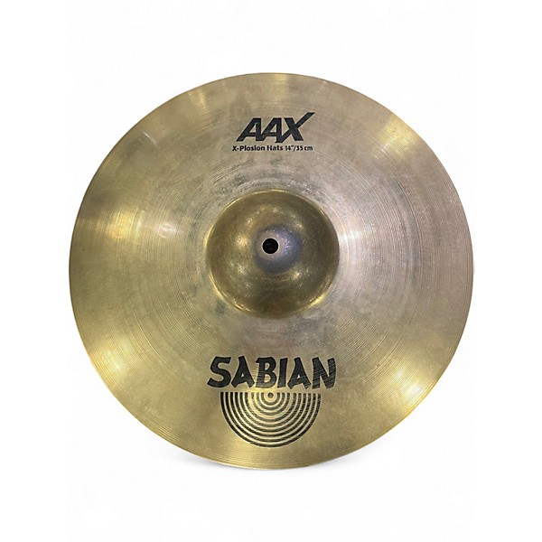 Used 2010s SABIAN 14in AAX Xplosion Hi Hat Pair Cymbal