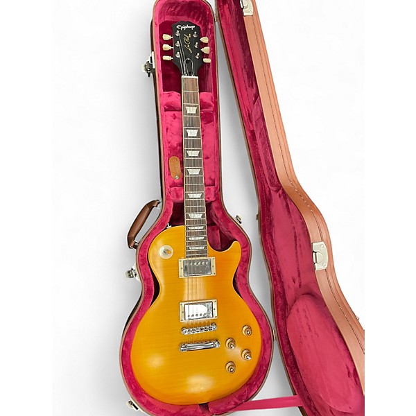Used Epiphone LES PAUL 59 REISSUE Lemonburst Solid Body Electric Guitar