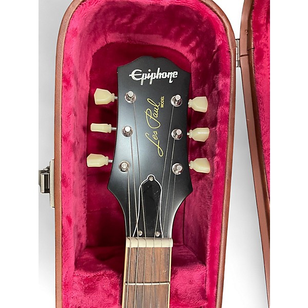 Used Epiphone LES PAUL 59 REISSUE Lemonburst Solid Body Electric Guitar