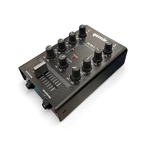 gemini mm1 DJミキサー Gemini MM1 2 Channel Audio Mixer | Guitar Center