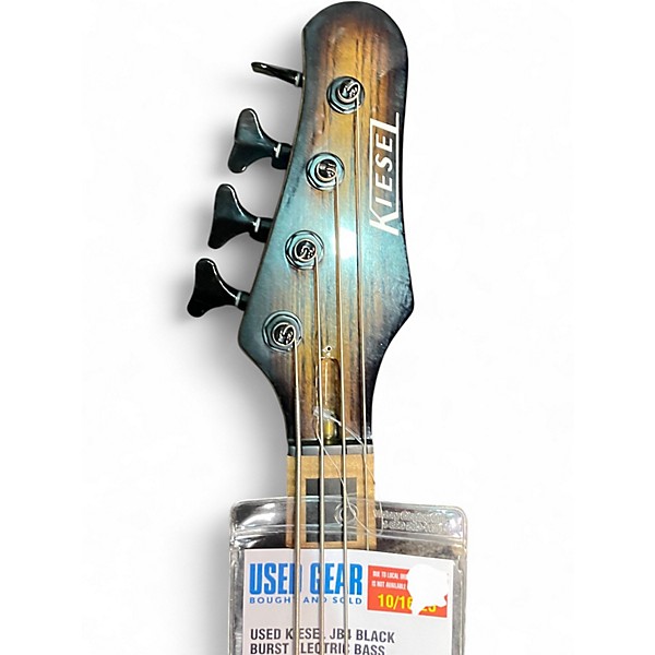 Used Kiesel JB4 BLACK BURST Electric Bass Guitar