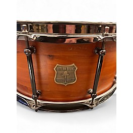 Used 2019 OUTLAW DRUMS 14in cedar stave snare drum cedar Drum