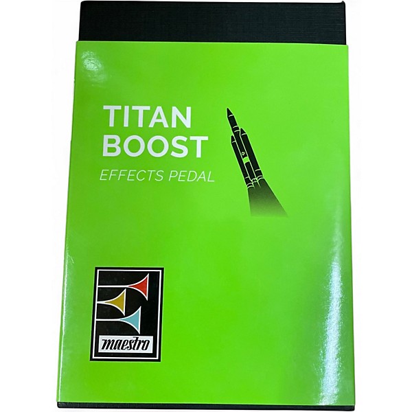 Used Maestro TITAN BOOST Effect Pedal