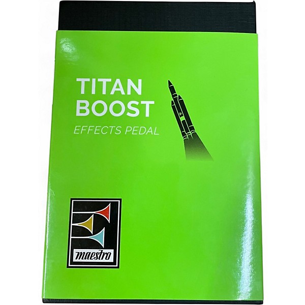 Used Maestro TITAN BOOST Effect Pedal