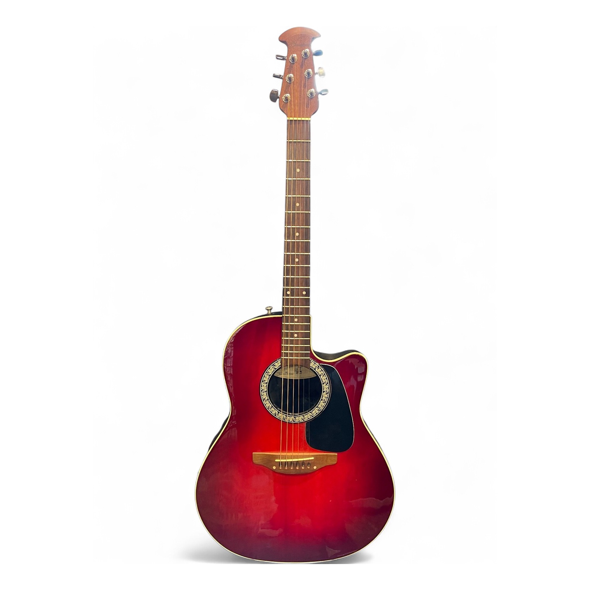 Used Ovation 1861 Standard Balladeer BLACK CHERRY BURST Acoustic
