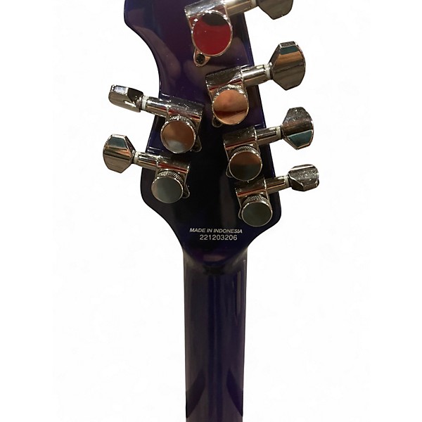 Used Sterling by Music Man JP70 John Petrucci Signature Cerulean Blue Solid Body Electric Guitar