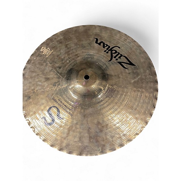 Used Zildjian 14in Custom S Master Sound Hi Hat Pair Cymbal