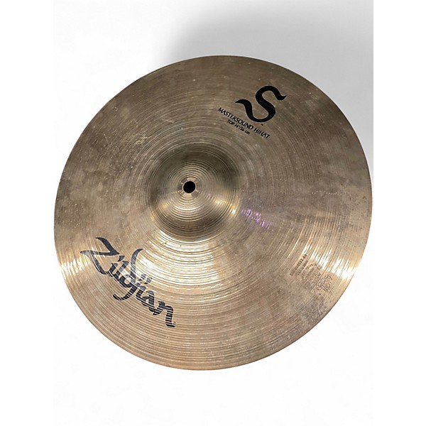 Used Zildjian 14in Custom S Master Sound Hi Hat Pair Cymbal