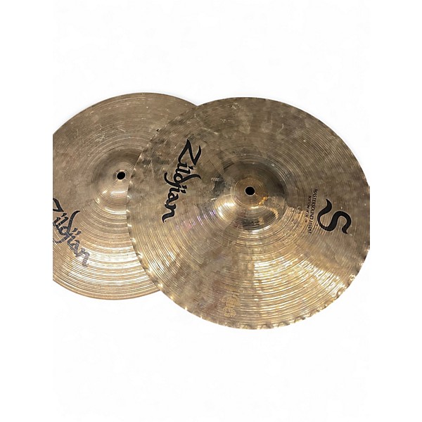 Used Zildjian 14in Custom S Master Sound Hi Hat Pair Cymbal